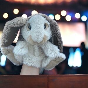 FOLKMANIS Baby Lop Bunny Rabbit Hand Puppet Soft Plush Folktails Stuffed Animal